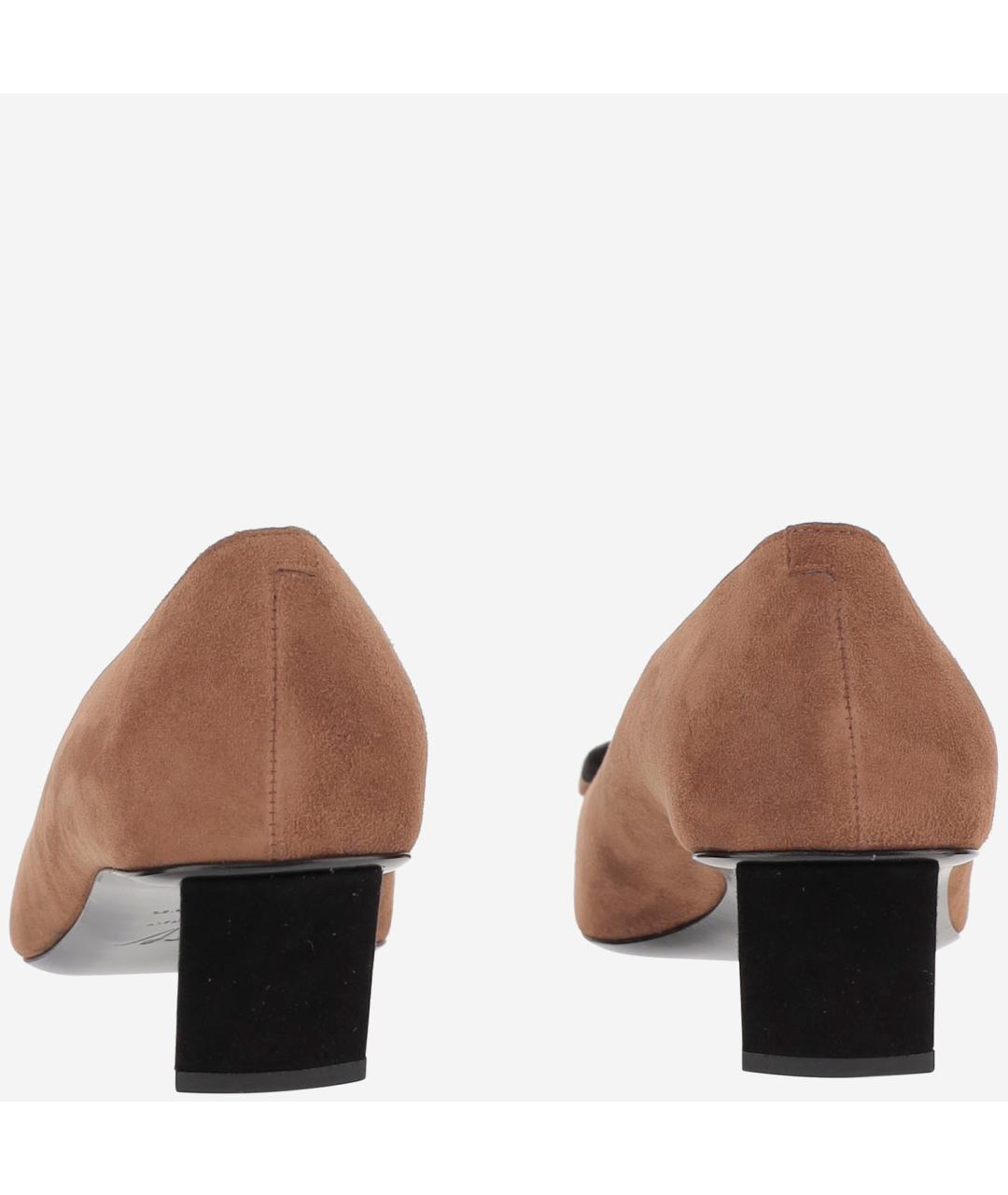 ROGER VIVIER Коричневые замшевые туфли, фото 3