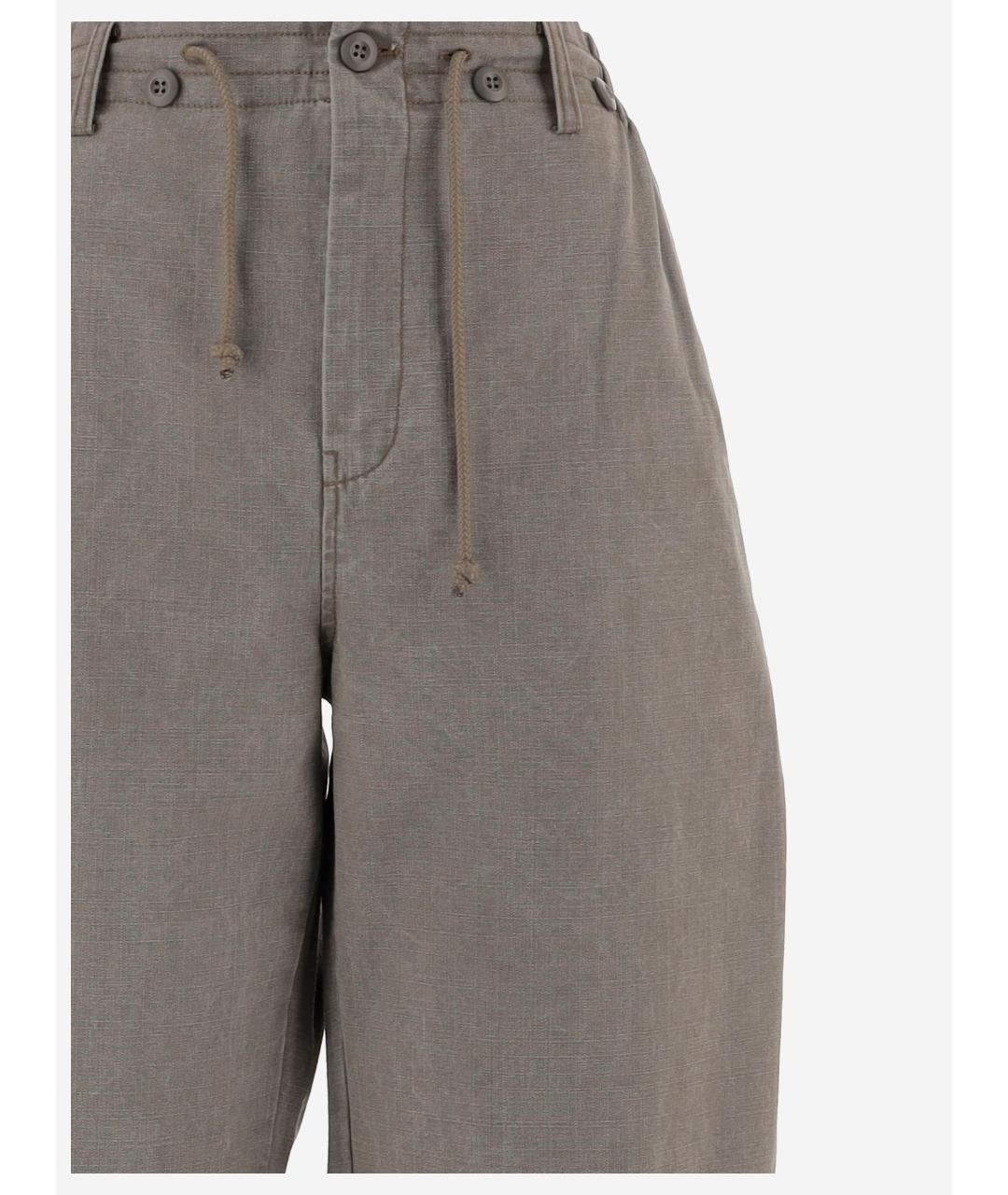 GOLDEN GOOSE DELUXE BRAND Мульти хлопковые прямые джинсы, фото 3