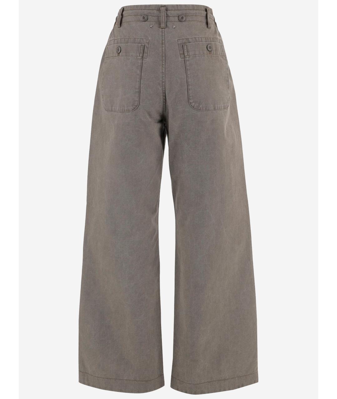 GOLDEN GOOSE DELUXE BRAND Мульти хлопковые прямые джинсы, фото 2