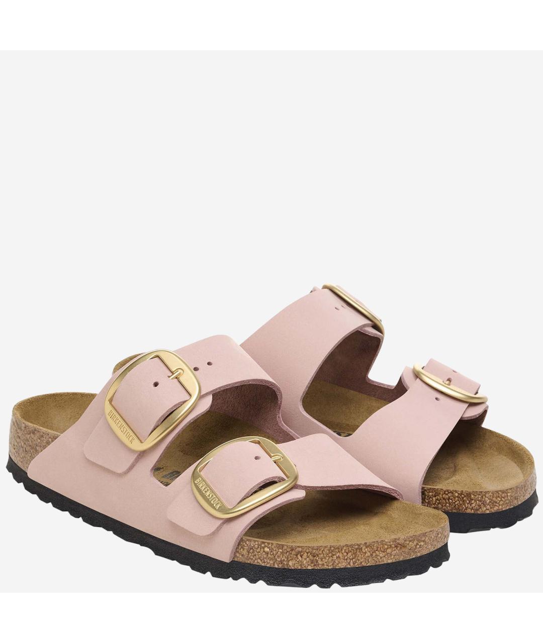 BIRKENSTOCK Розовые замшевые сандалии, фото 3