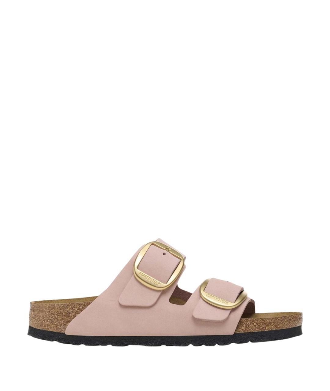 BIRKENSTOCK Розовые замшевые сандалии, фото 1