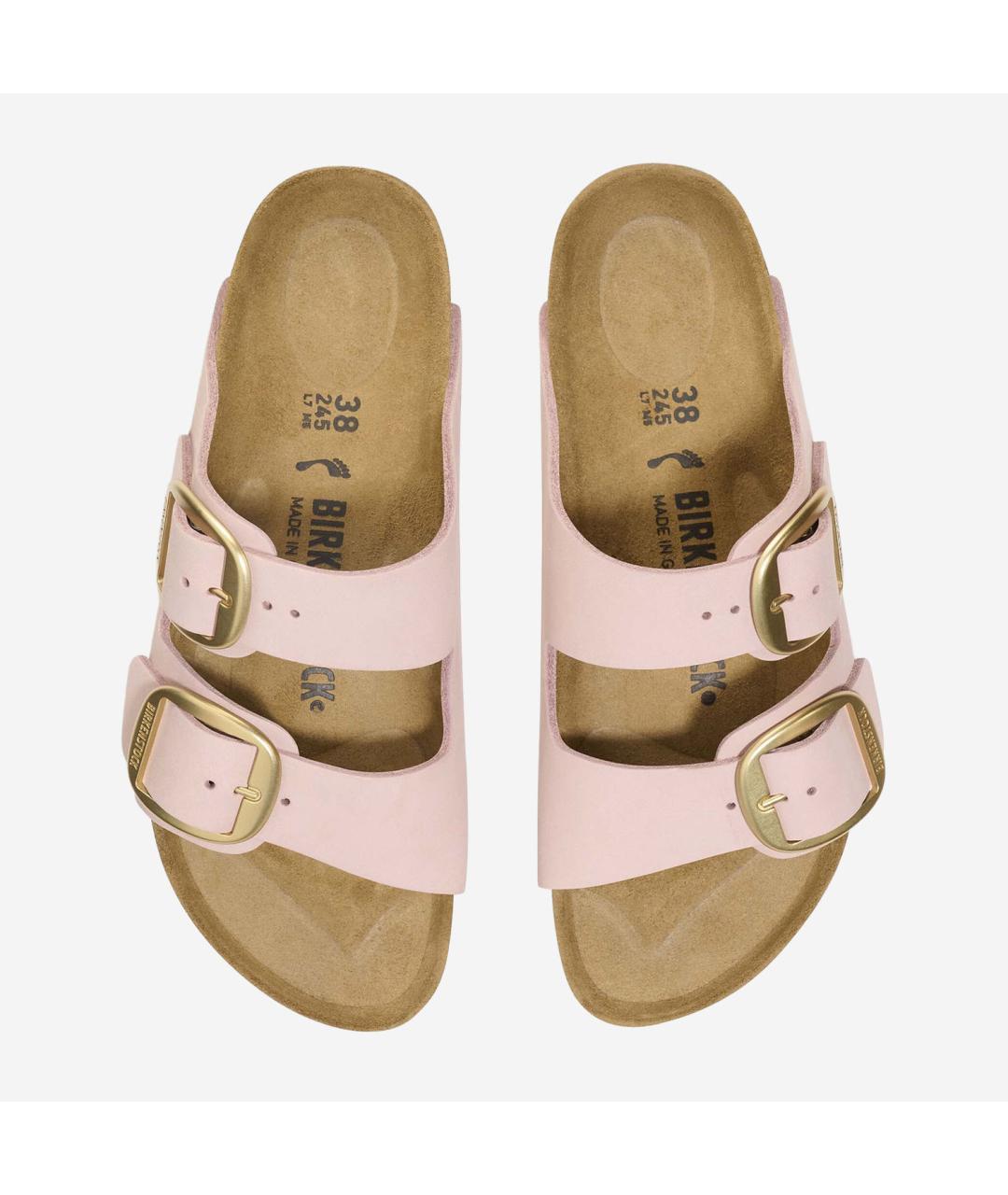 BIRKENSTOCK Розовые замшевые сандалии, фото 2