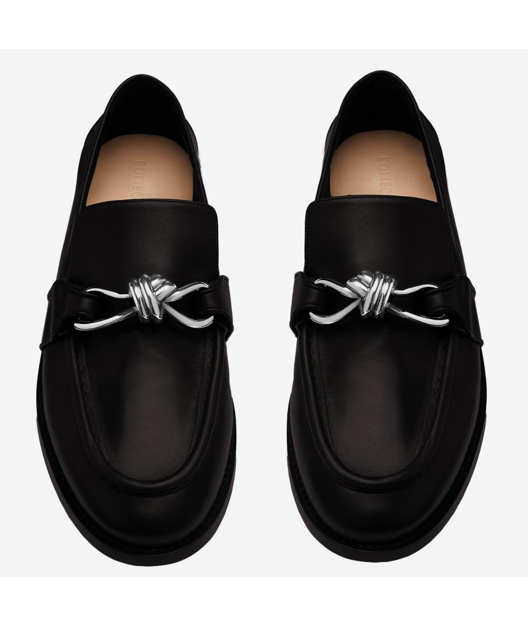 BOTTEGA VENETA Коричневые кожаные лоферы, фото 2