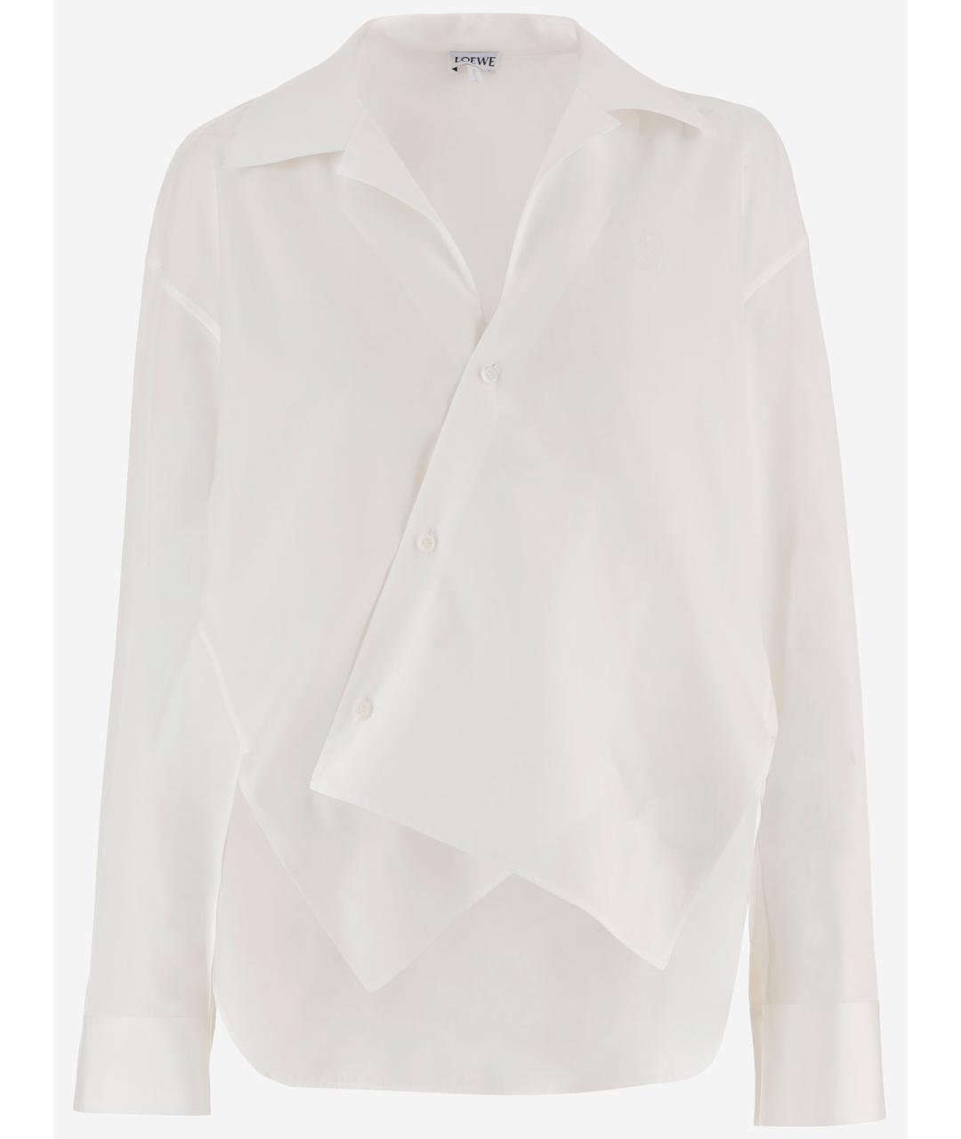 LOEWE Белая хлопковая рубашка, фото 4