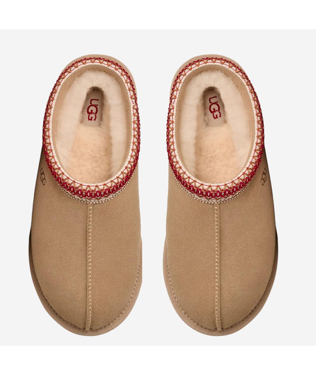 UGG AUSTRALIA Бежевые замшевые мюли, фото 2