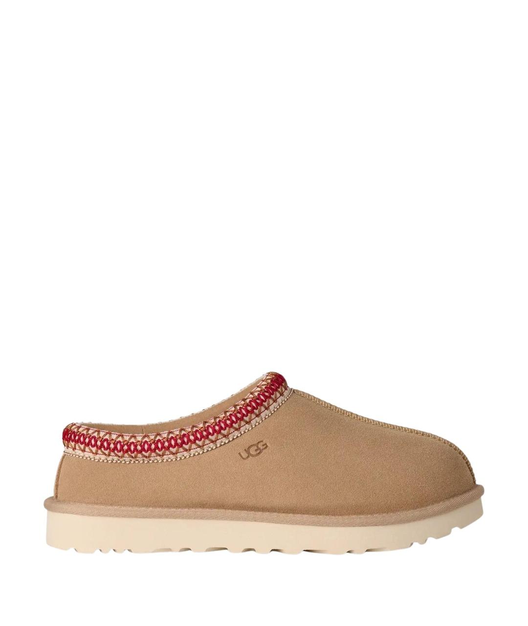 UGG AUSTRALIA Бежевые замшевые мюли, фото 1