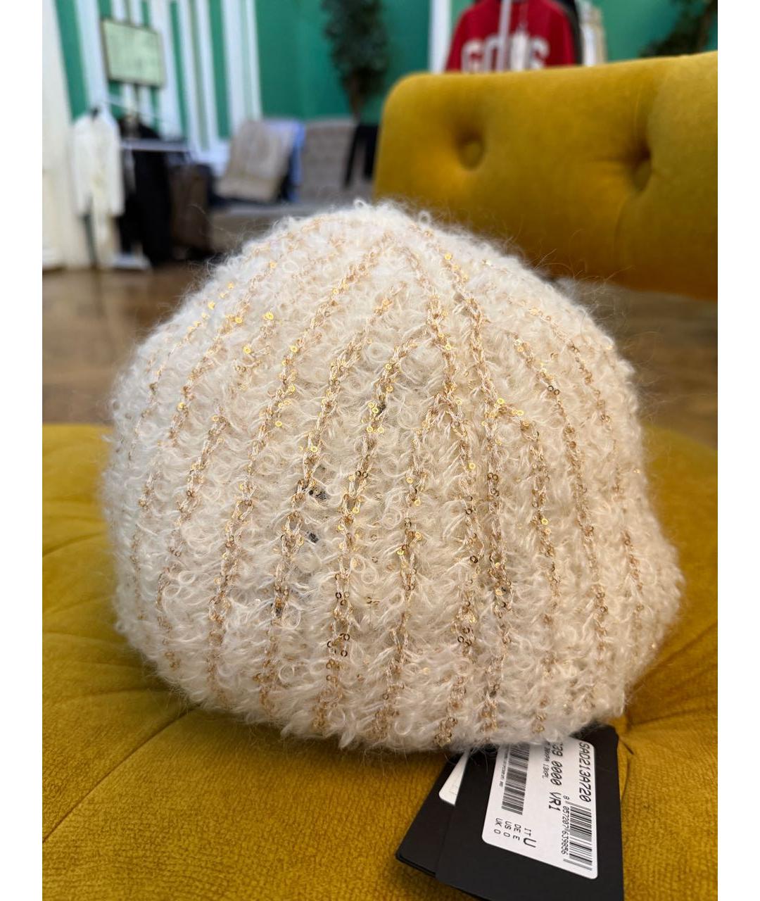 FABIANA FILIPPI Бежевая шапка, фото 2