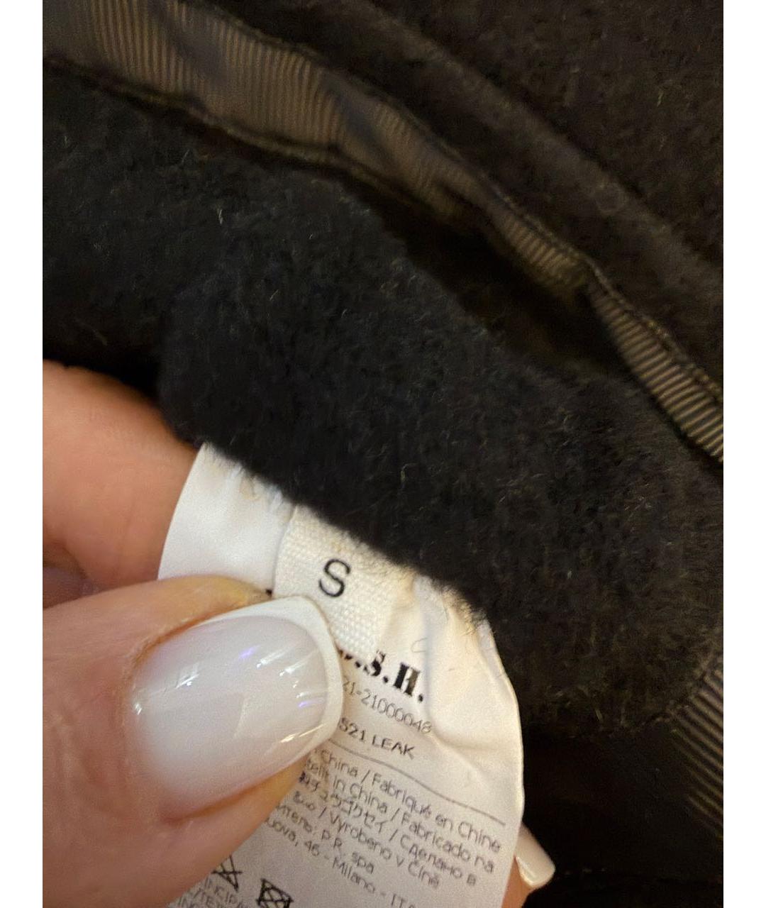 P.A.R.O.S.H. Черная шерстяная кепка, фото 3