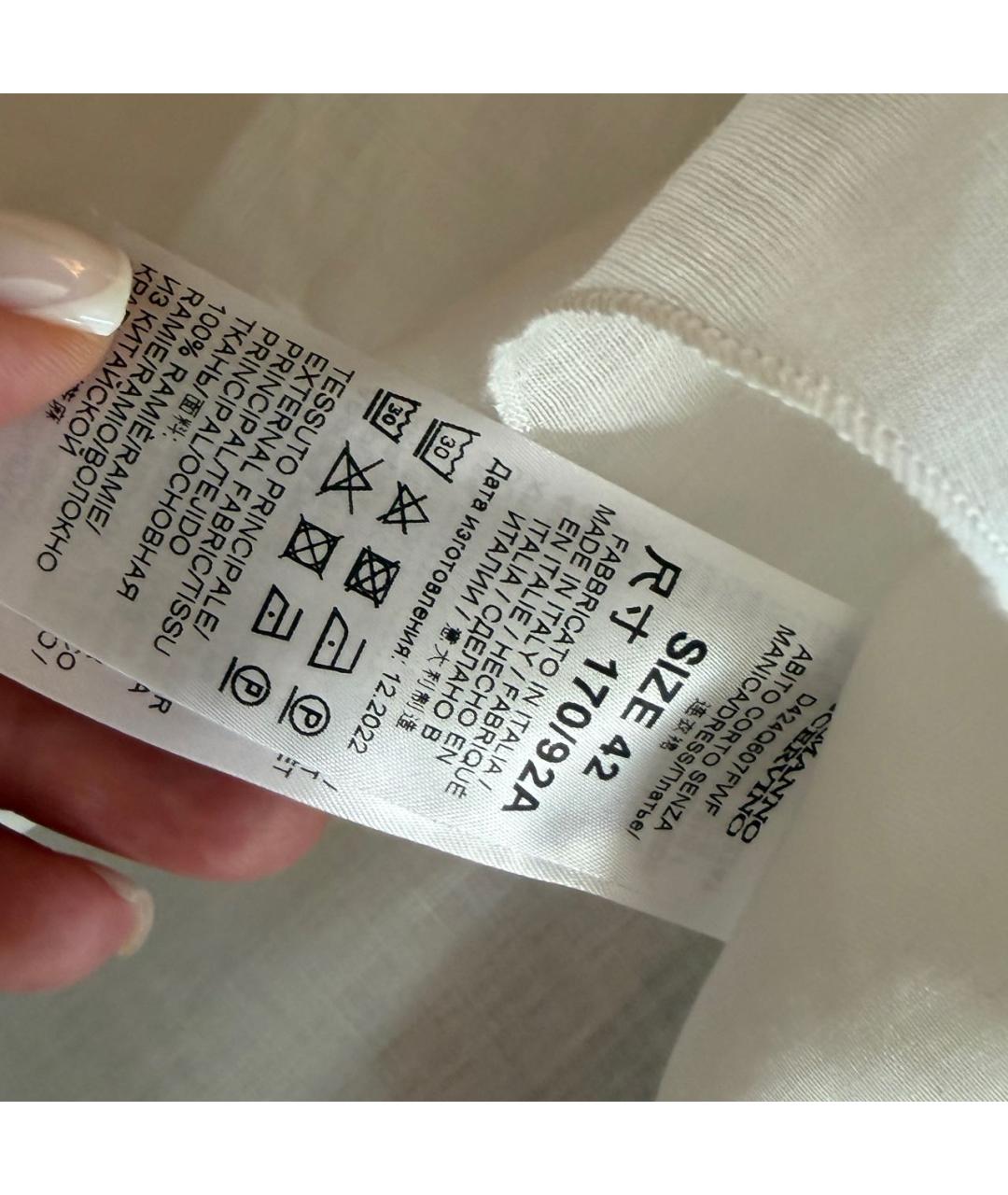 ERMANNO SCERVINO Белый сарафан, фото 4