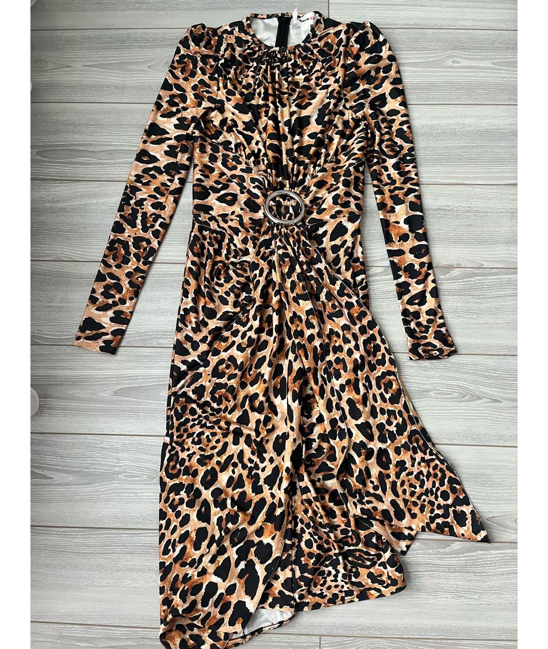 PACO RABANNE Мульти полиэстеровое коктейльное платье, фото 2