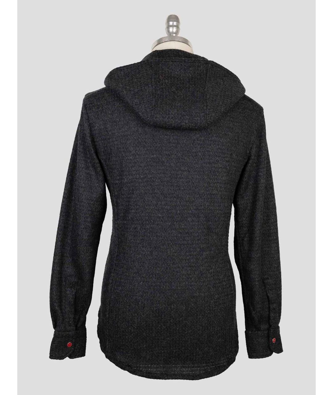 KITON Антрацитовый шерстяной кардиган, фото 2