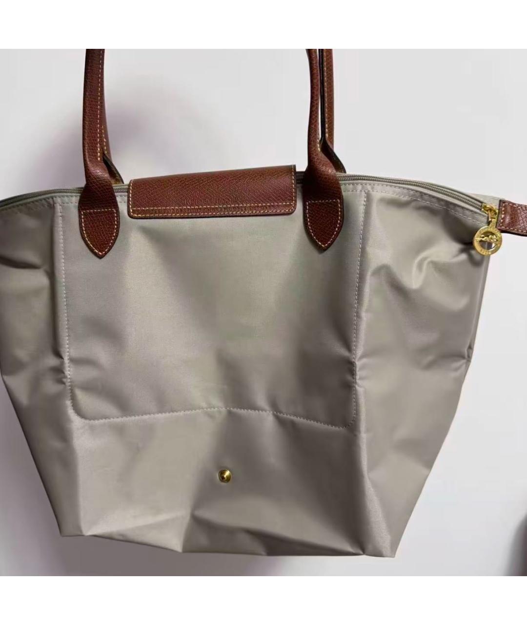 LONGCHAMP Серая сумка тоут, фото 8