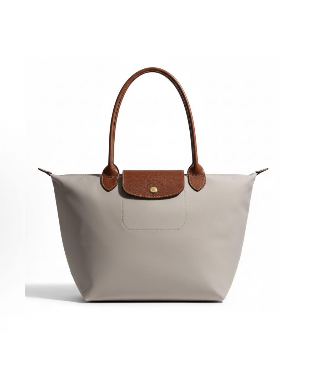 LONGCHAMP Серая сумка тоут, фото 9