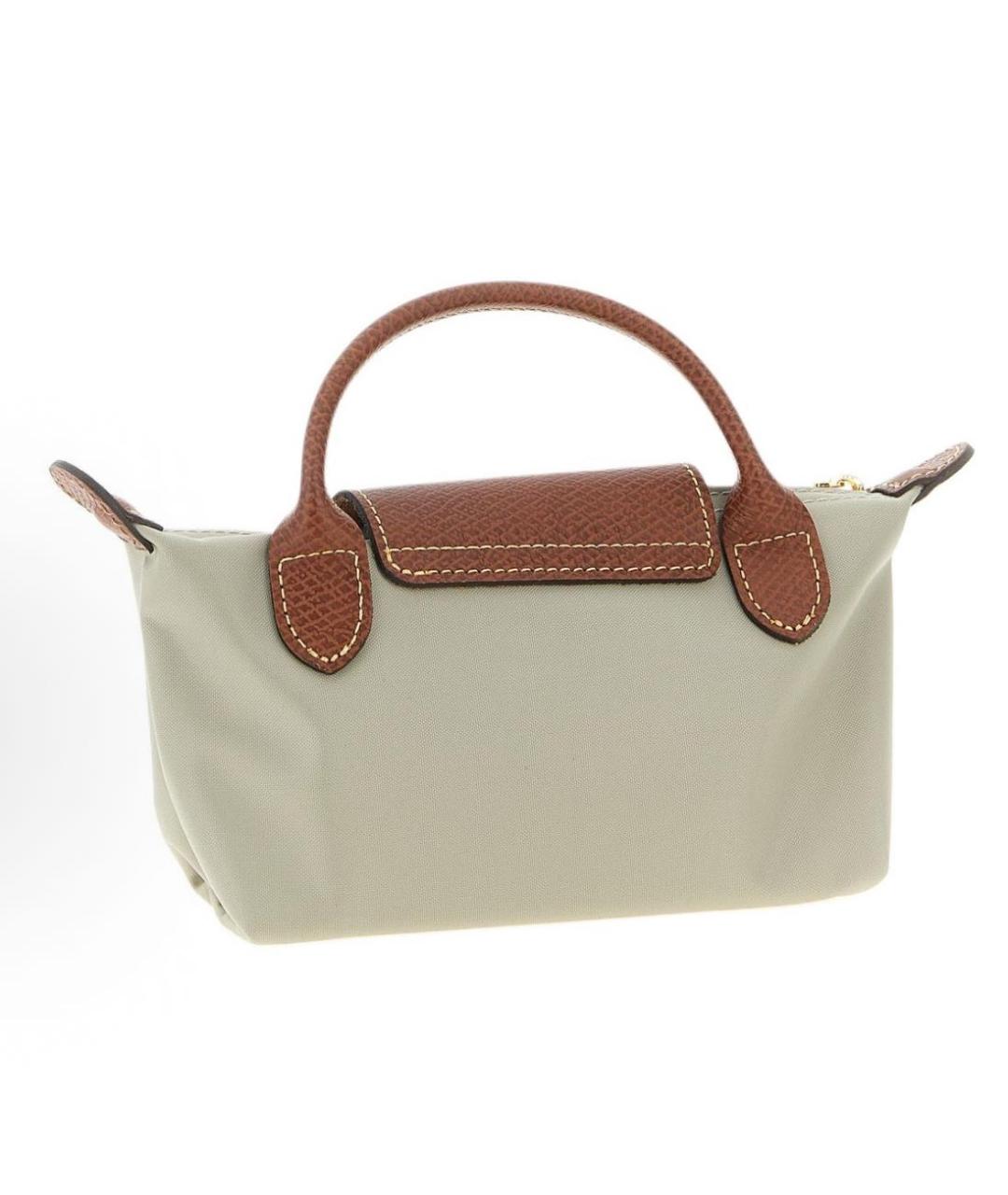 LONGCHAMP Серая сумка с короткими ручками, фото 2