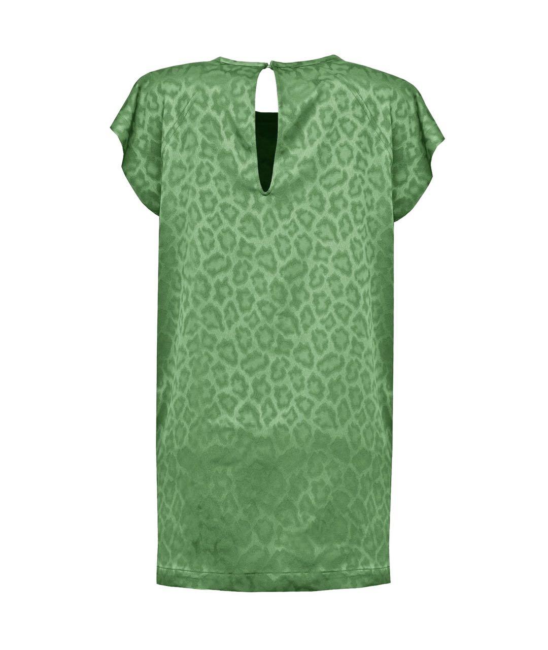 NUDE Зеленая ацетатная блузы, фото 2