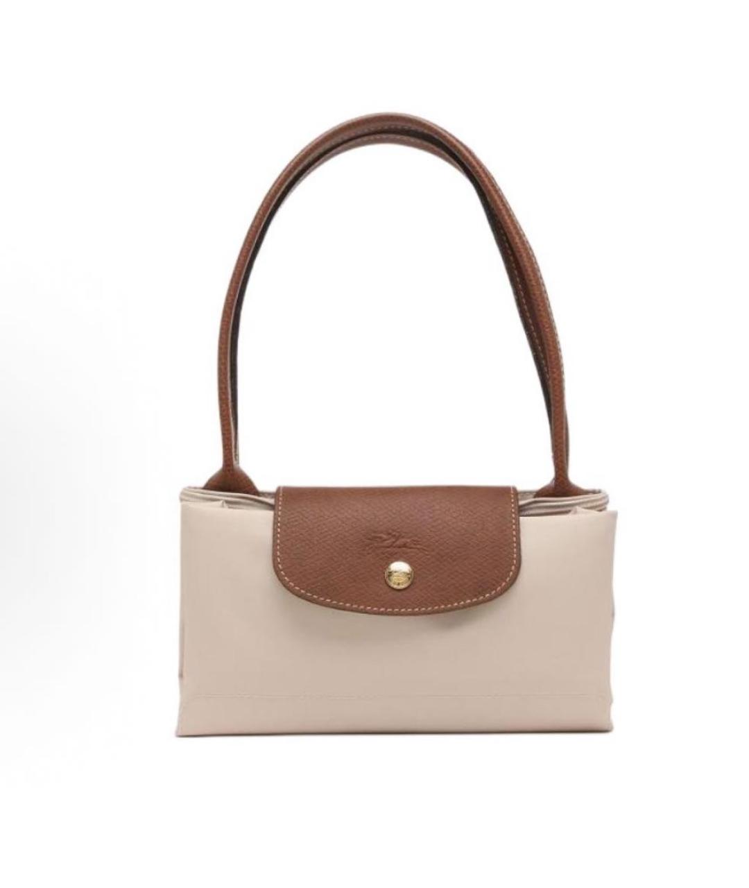 LONGCHAMP Бежевая сумка тоут, фото 4