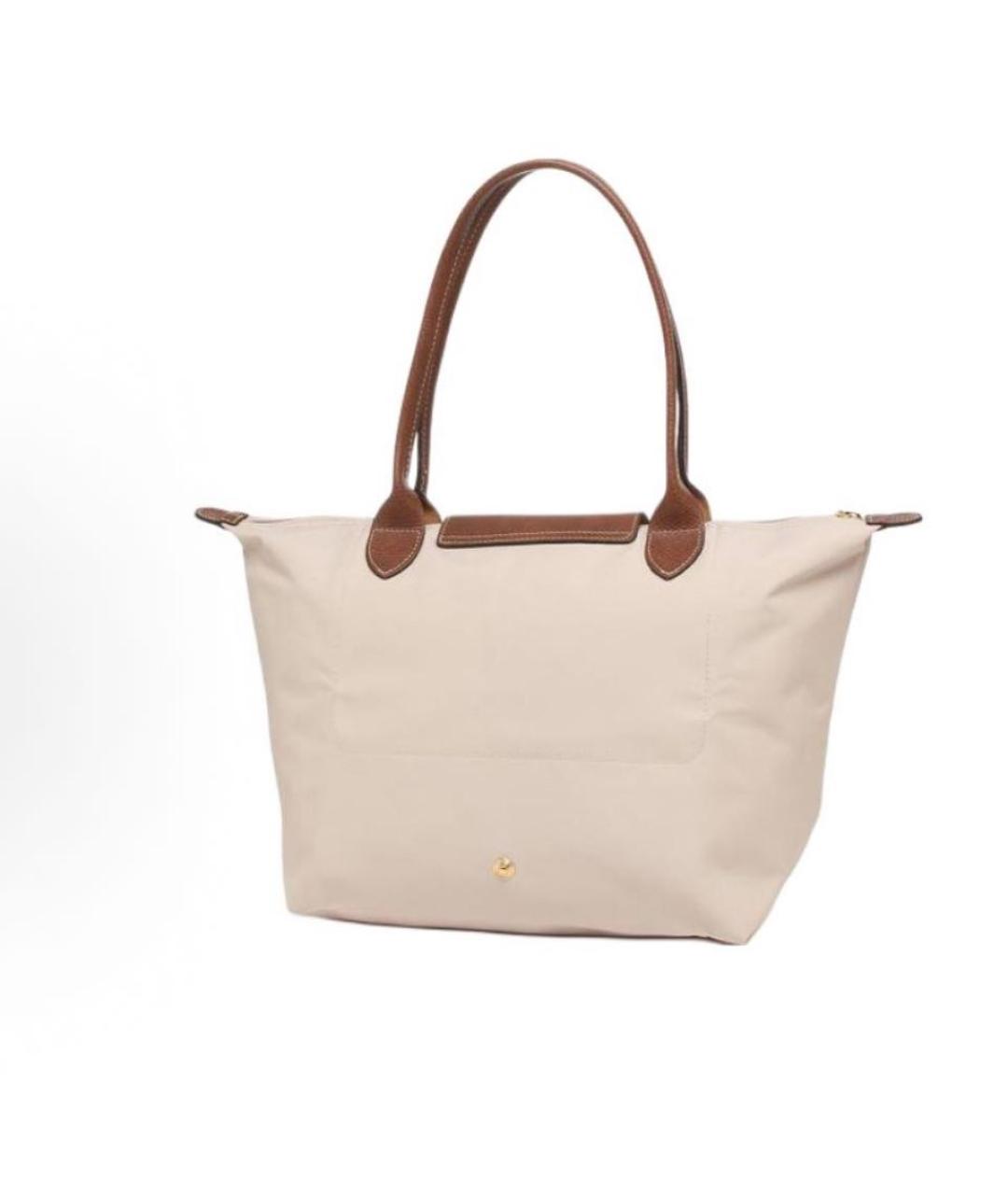 LONGCHAMP Бежевая сумка тоут, фото 2
