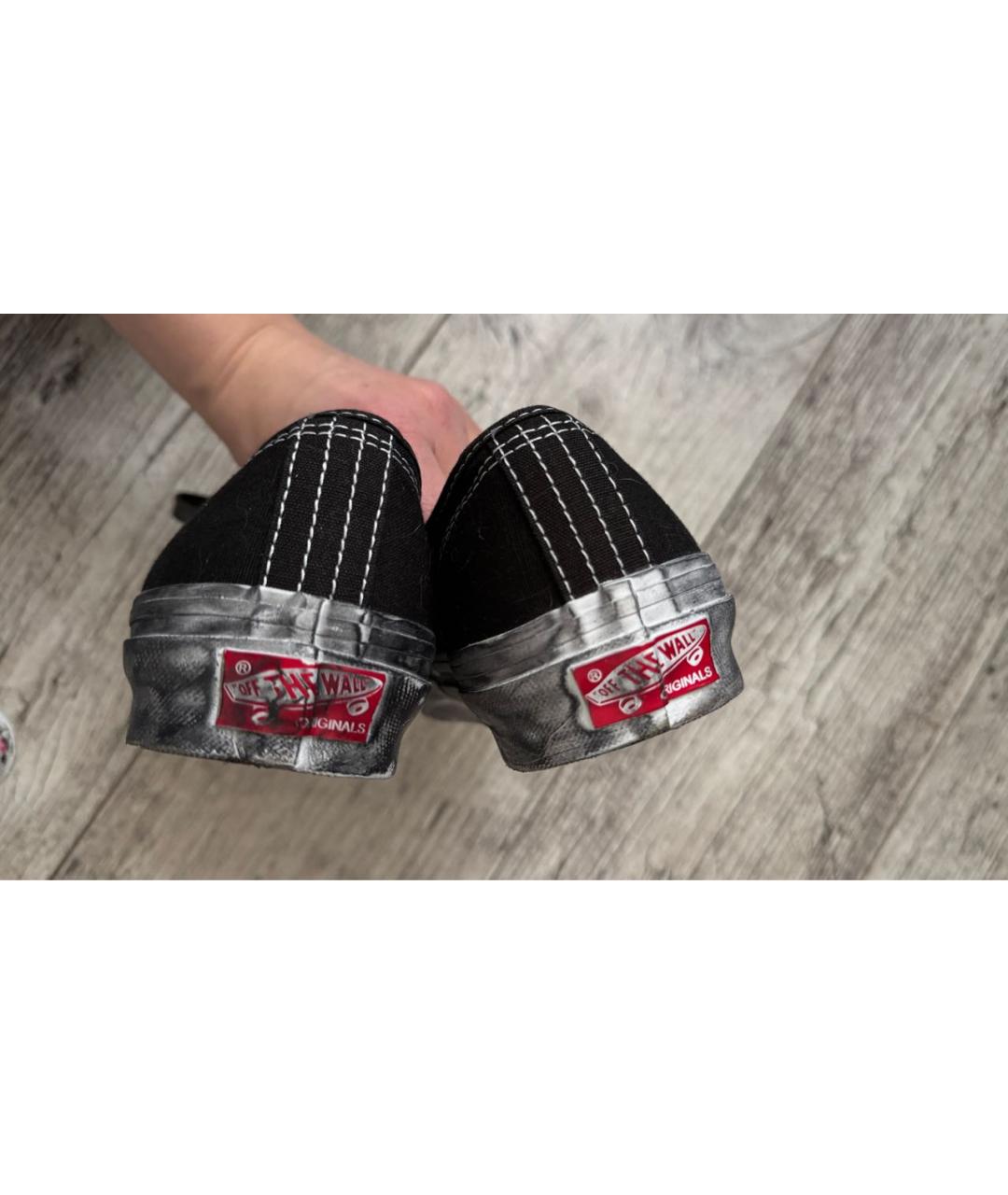 VANS Черные текстильные кеды, фото 5