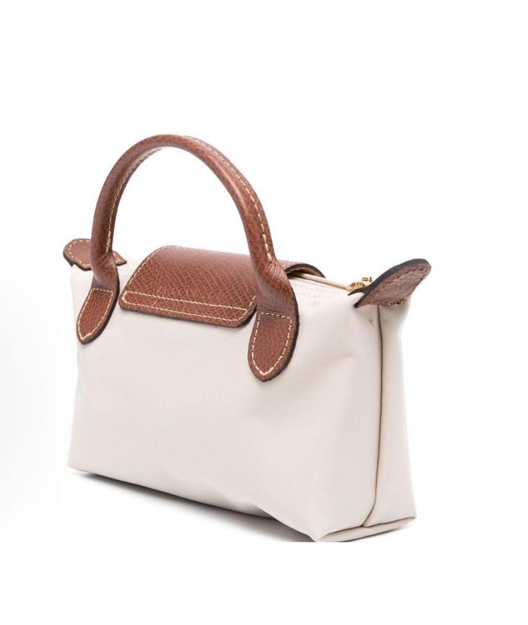 LONGCHAMP Бежевая сумка с короткими ручками, фото 2