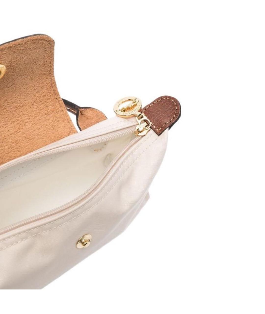 LONGCHAMP Бежевая сумка с короткими ручками, фото 4