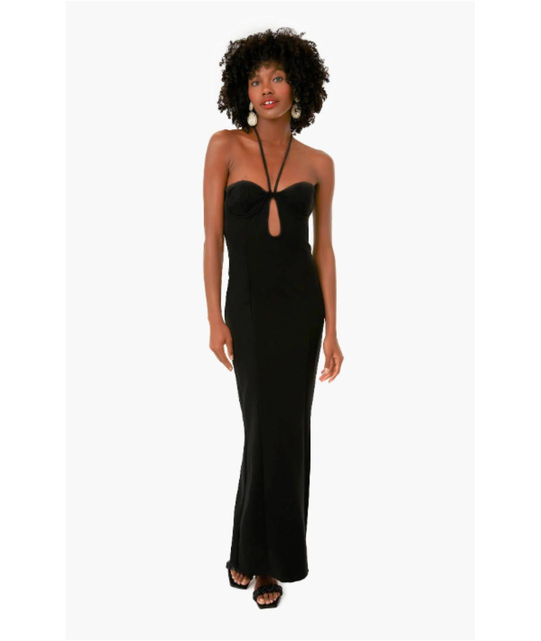 STAUD Черное повседневное платье, фото 2