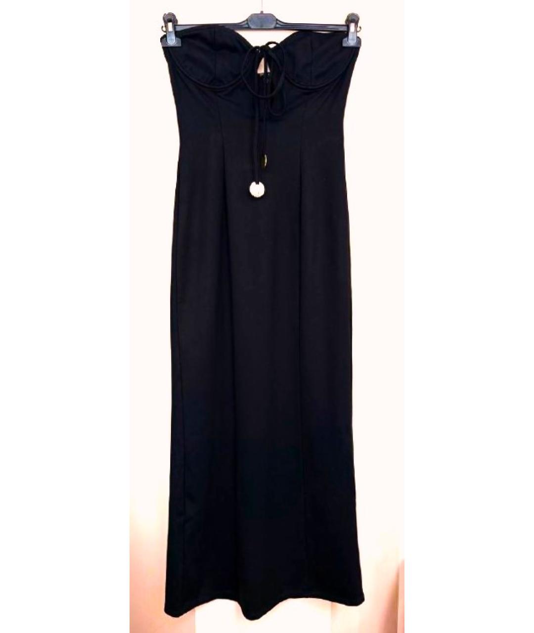 STAUD Черное повседневное платье, фото 10