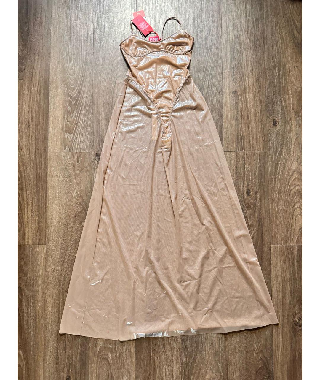 DIESEL Золотое вечернее платье, фото 6