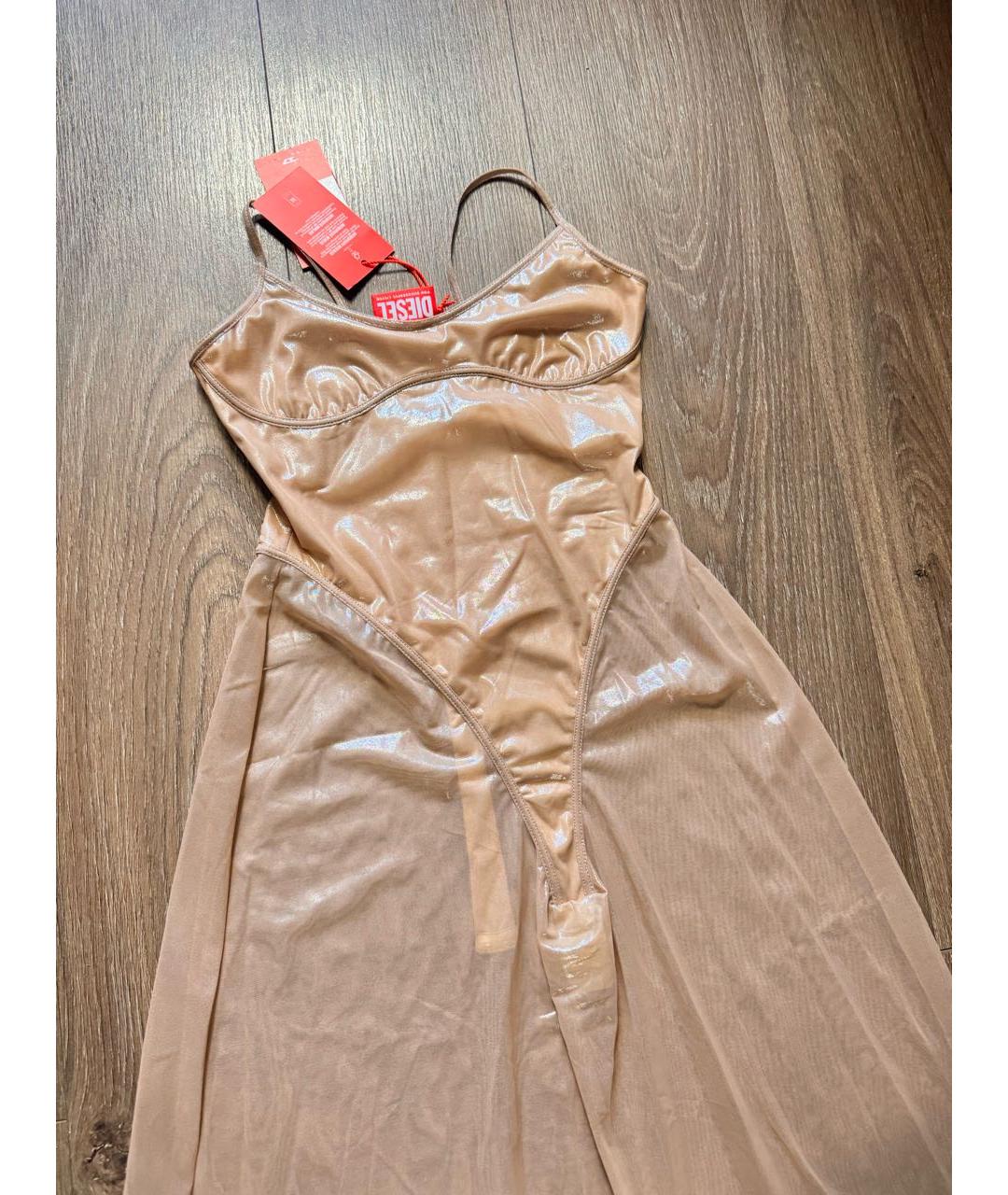 DIESEL Золотое вечернее платье, фото 7