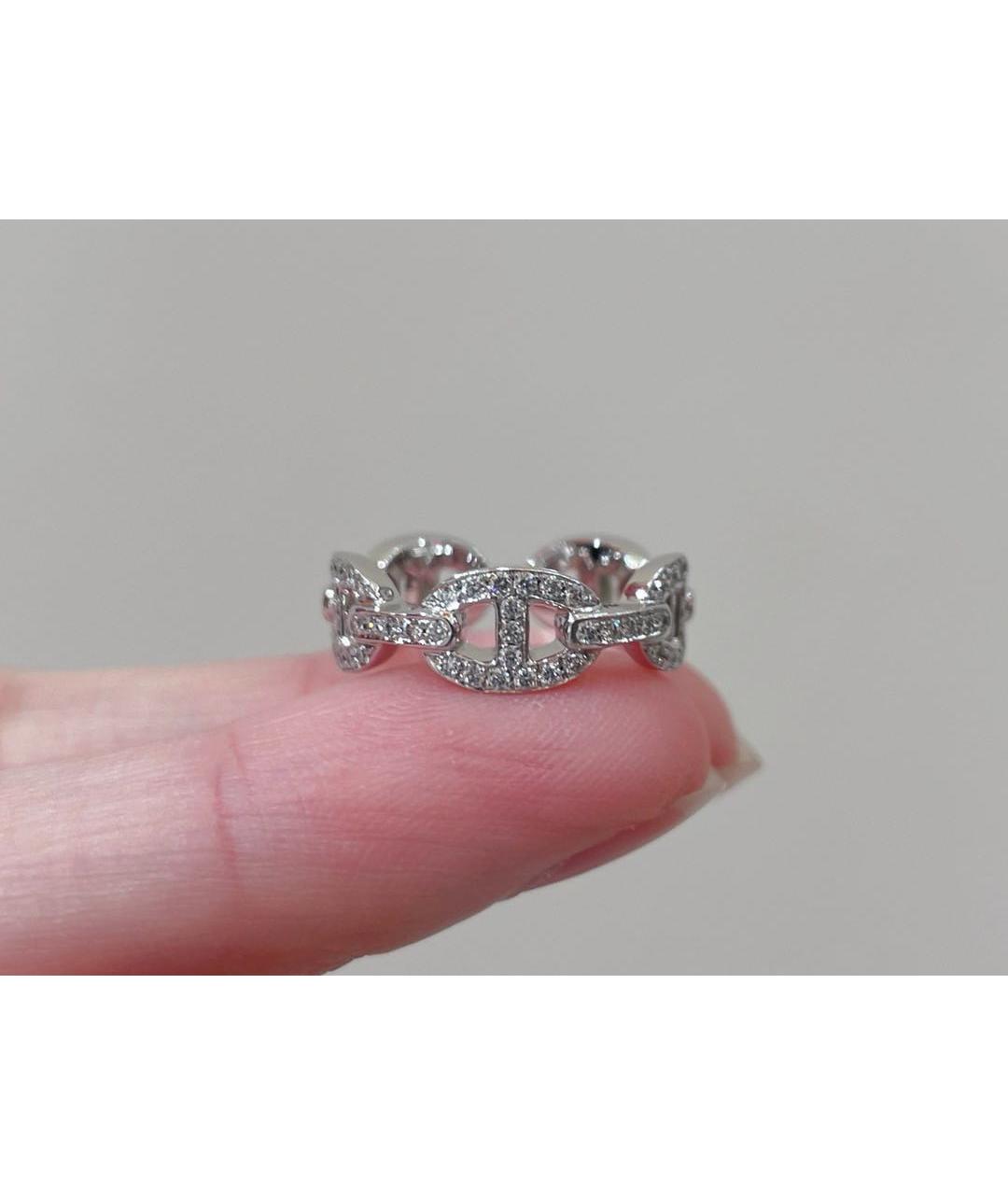 HERMES Белое кольцо из белого золота, фото 7