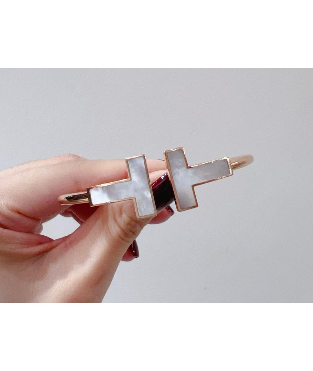 TIFFANY&CO Белый браслет из розового золота, фото 5