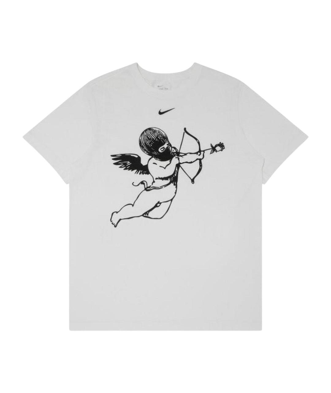 NIKE Белая хлопковая футболка, фото 1