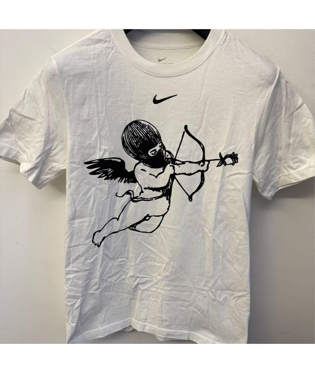 NIKE Белая хлопковая футболка, фото 2