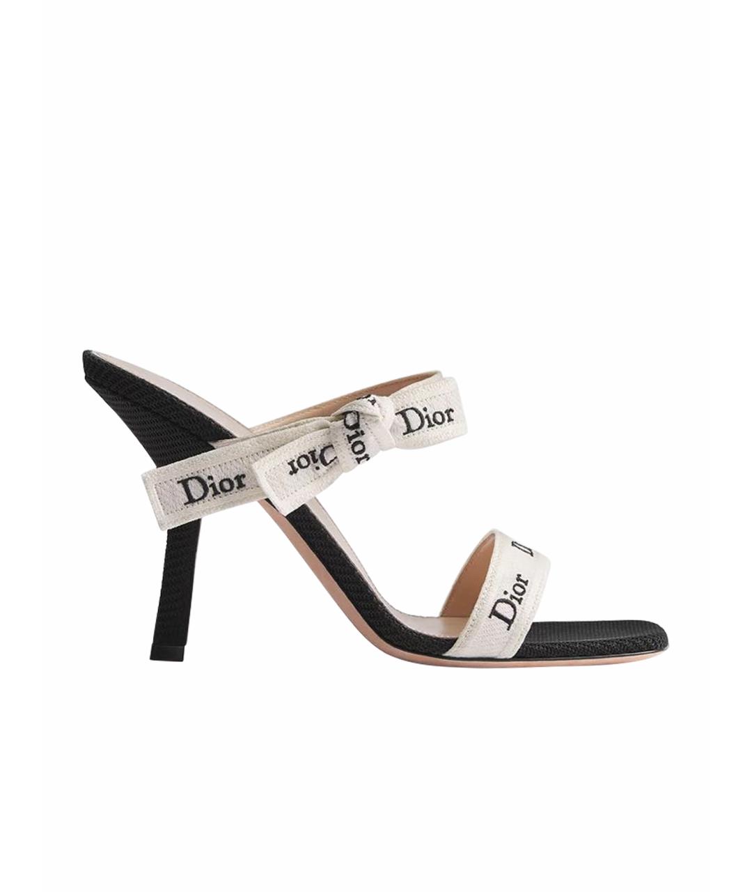 CHRISTIAN DIOR Черные босоножки, фото 1
