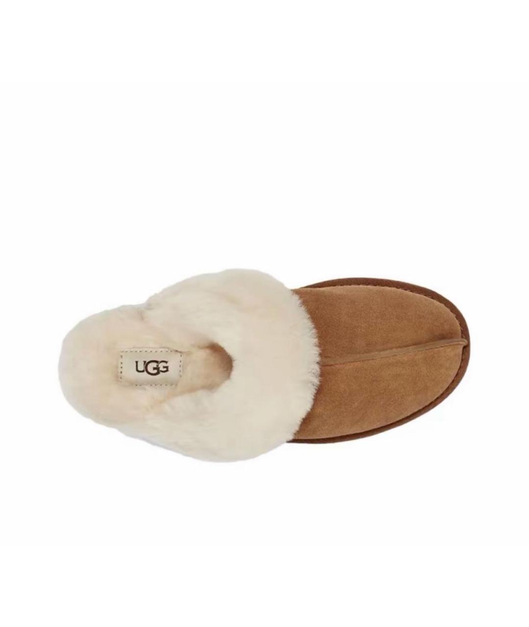 UGG AUSTRALIA Коричневые замшевые мюли, фото 2