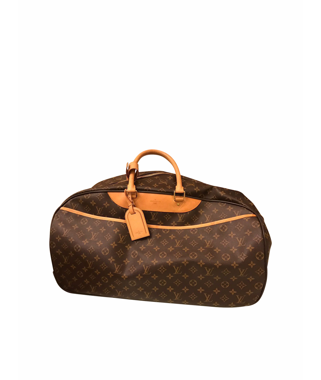 LOUIS VUITTON PRE-OWNED Коричневая кожаная дорожная/спортивная сумка, фото 1
