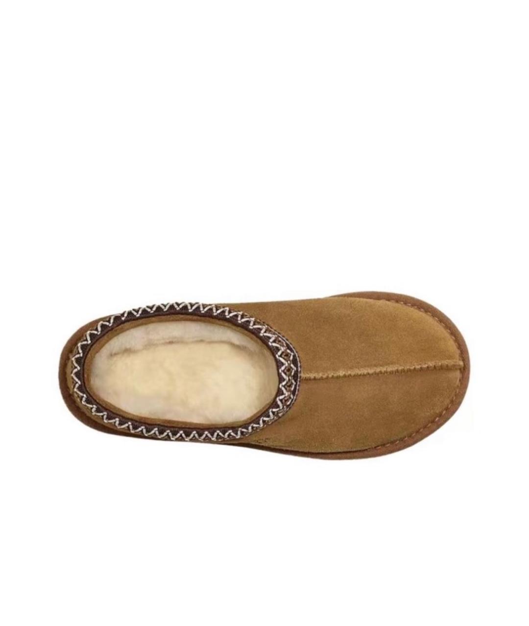 UGG AUSTRALIA Коричневые замшевые сабо, фото 3