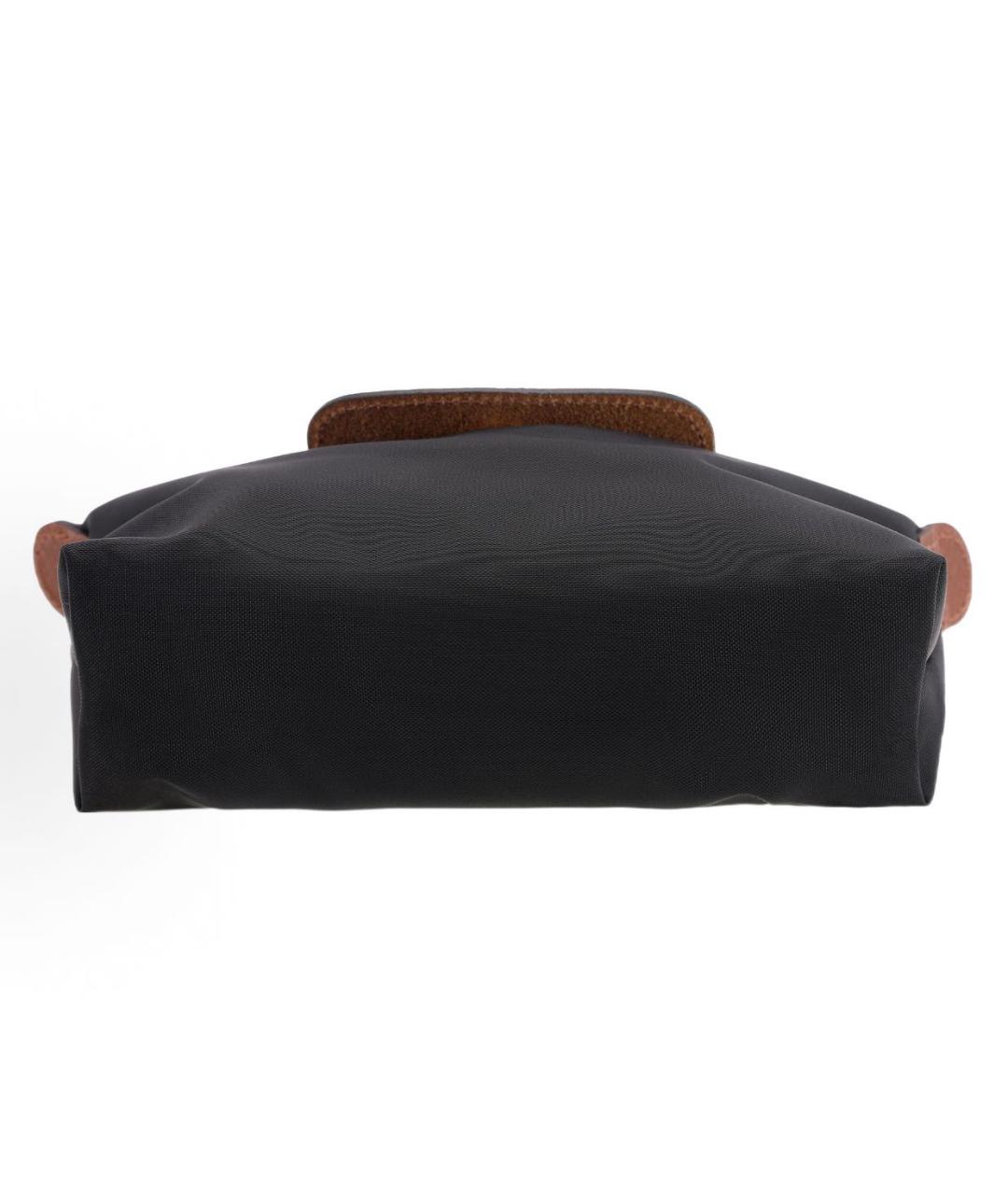 LONGCHAMP Черная сумка с короткими ручками, фото 4