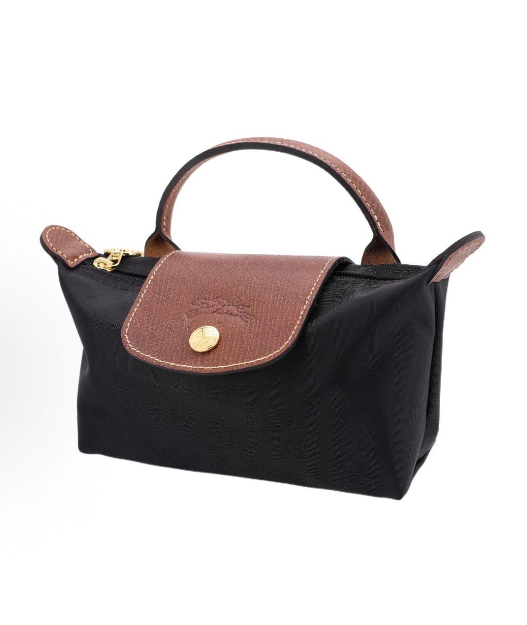 LONGCHAMP Черная сумка с короткими ручками, фото 2