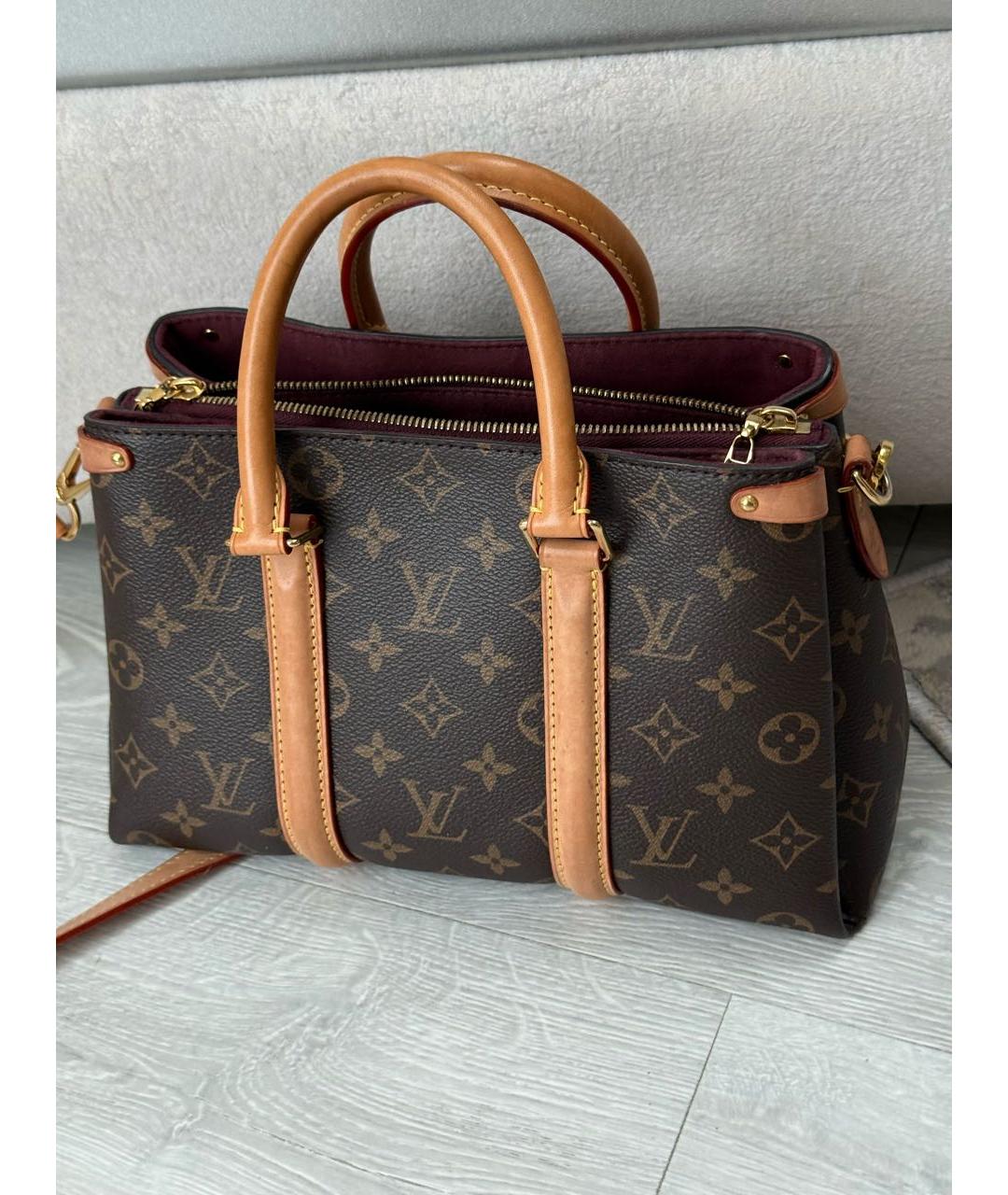 LOUIS VUITTON Коричневая сумка с короткими ручками, фото 6