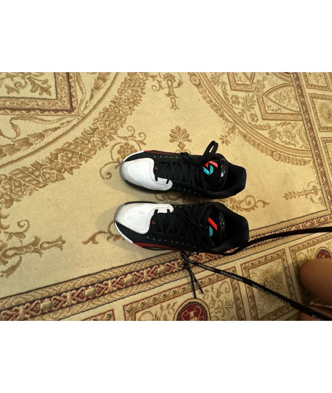 JORDAN Черные высокие кроссовки / кеды, фото 3