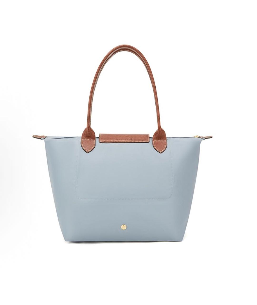 LONGCHAMP Голубая сумка тоут, фото 3