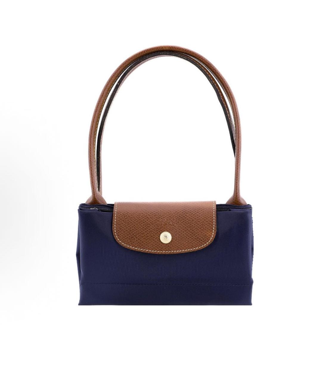 LONGCHAMP Темно-синяя сумка тоут, фото 4