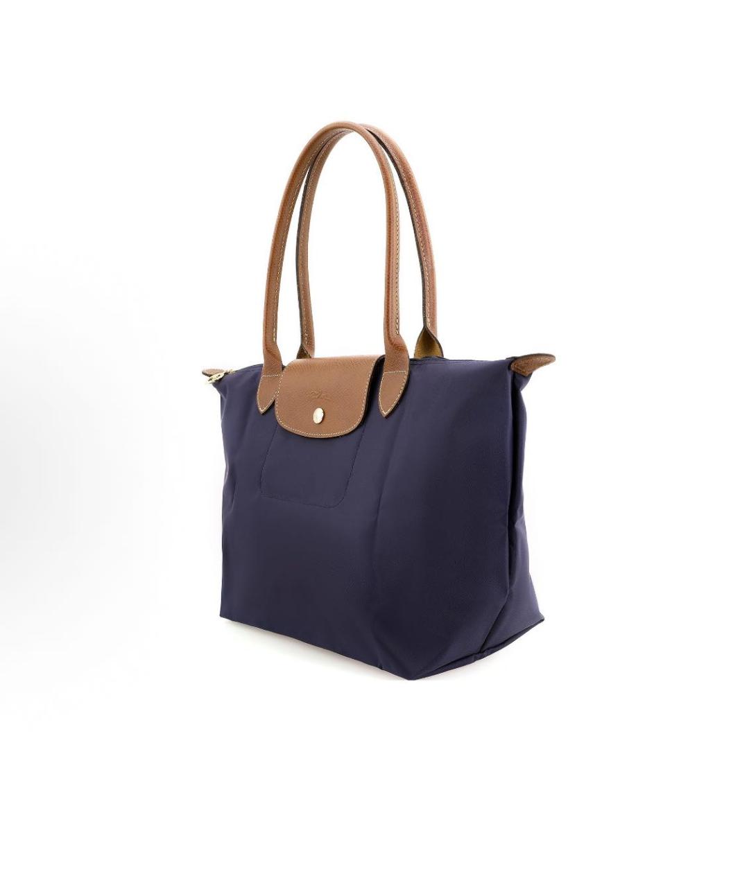 LONGCHAMP Темно-синяя сумка тоут, фото 3