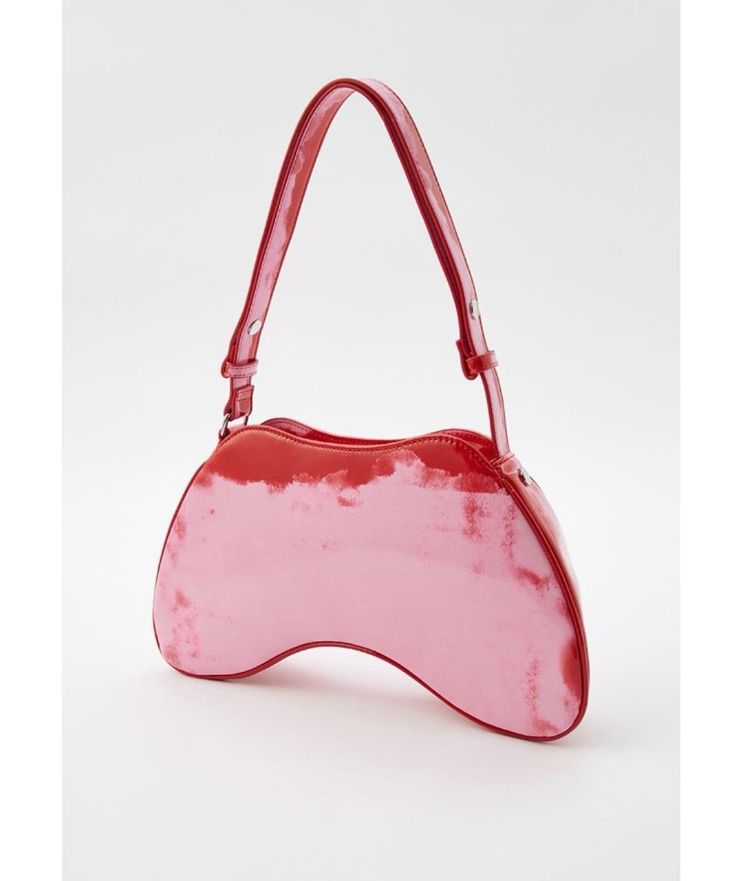 DIESEL Розовая сумка через плечо из искусственной кожи, фото 2