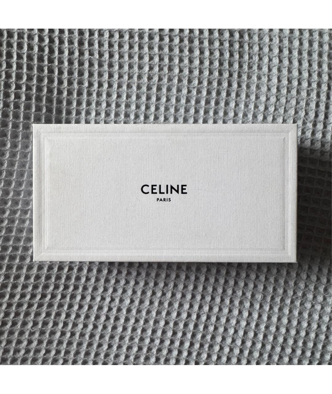 CELINE Синие пластиковые солнцезащитные очки, фото 8