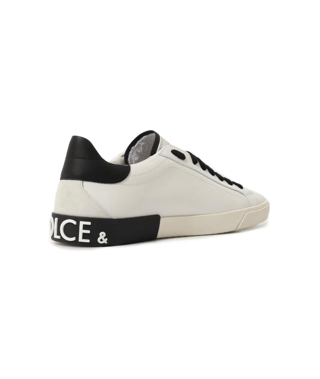 DOLCE&GABBANA Белые низкие кроссовки / кеды, фото 2