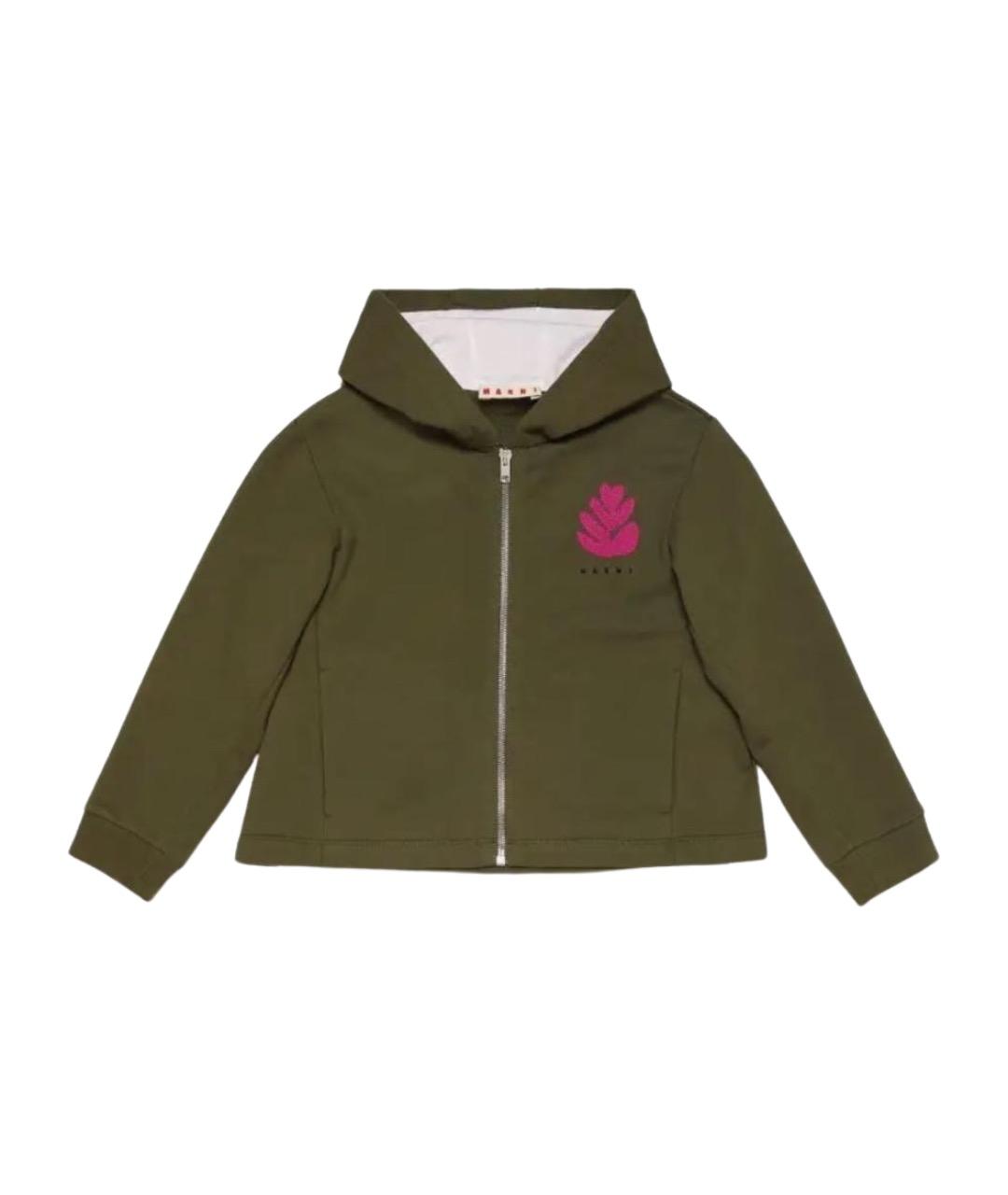 MARNI Зеленый хлопковый комплект, фото 1