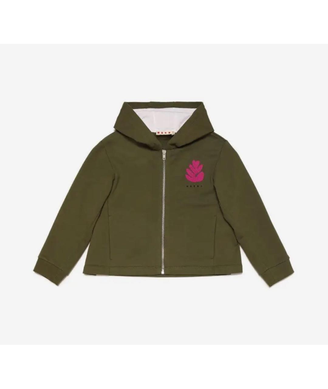 MARNI Зеленый хлопковый комплект, фото 8