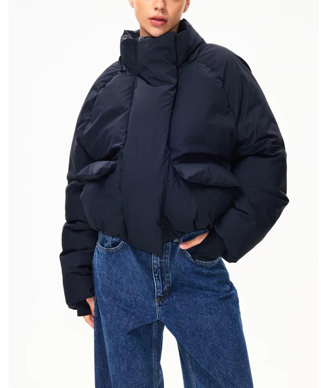 KHY Темно-синий пуховик, фото 3