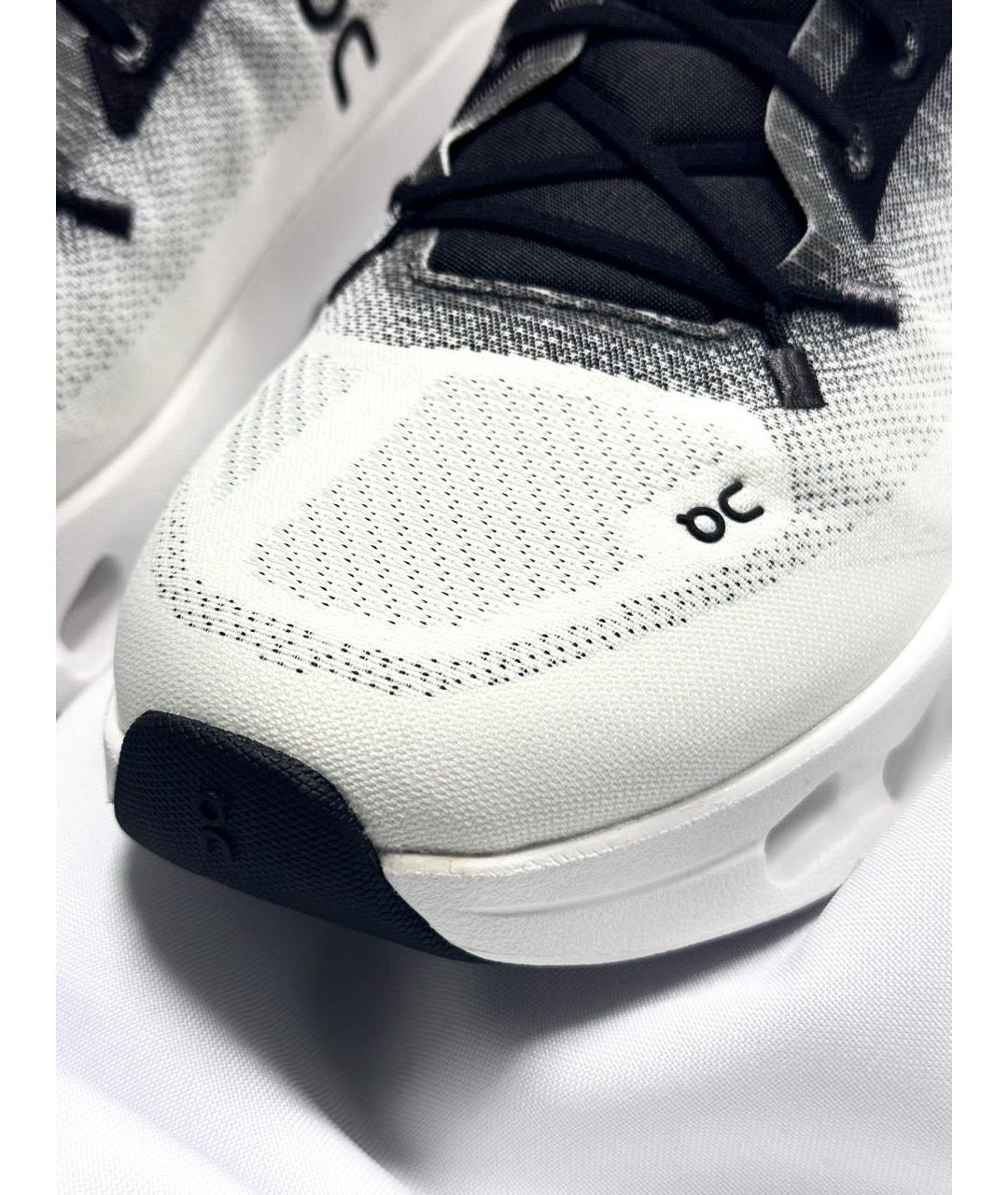 ON Белые текстильные низкие кроссовки / кеды, фото 8